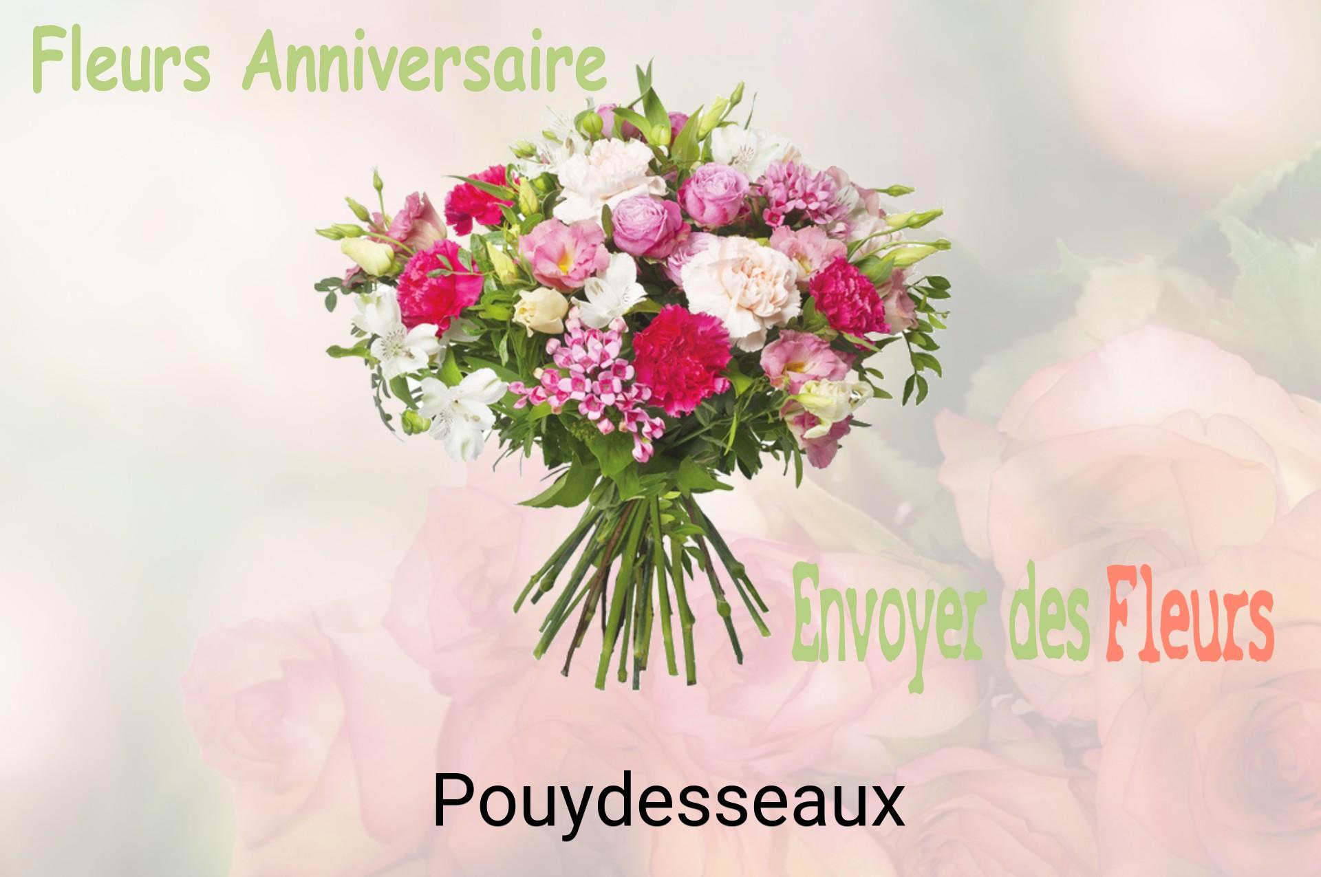 Bouquet de fleurs d’anniversaire livré à Pouydesseaux