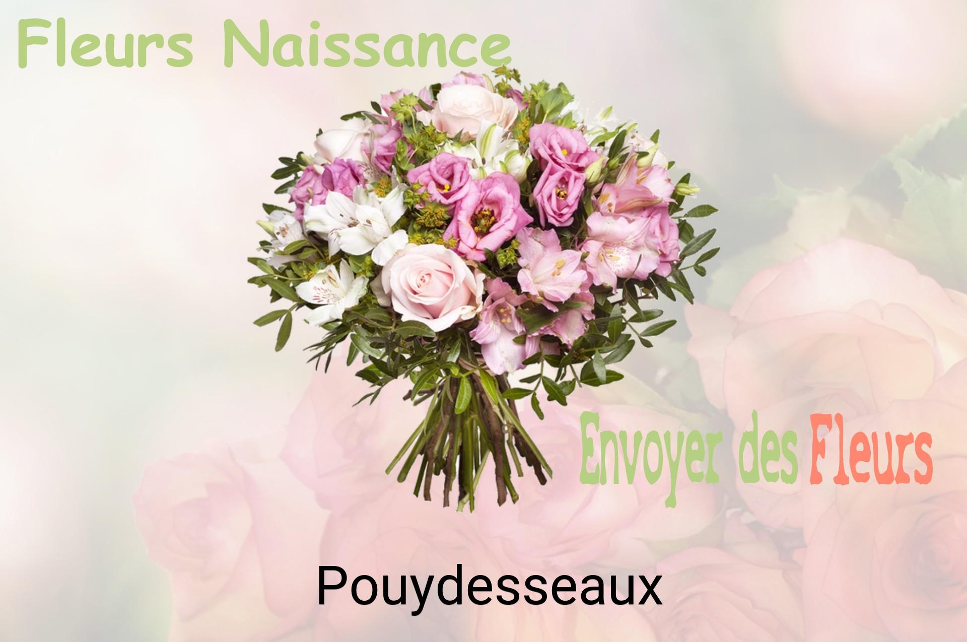 Bouquet de fleurs de naissance livré à Pouydesseaux