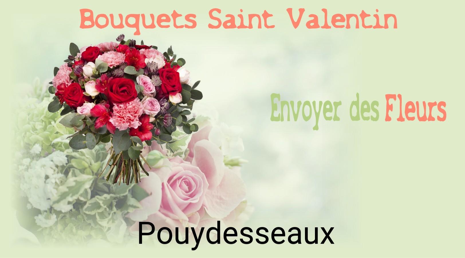 Roses de Saint-Valentin livrées à Pouydesseaux